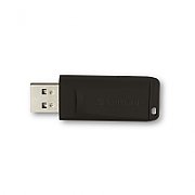 VERBATIM 49328 USB 2.0 SLIDER 128GB BLK,  49328  (include TV 0.03 lei)