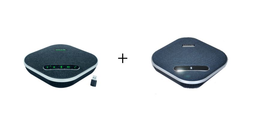 Pachet Eacome SV15B Speakerphone, USB, Bluetooth, microfon + speaker si Extensie pentru SV15B