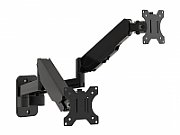 Suport 2 monitoare de perete Multibrackets 0037, 17 -32 , max.8 kg, Negru