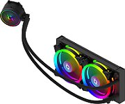 Cooler Procesor Aquarius 240 AIO Black ARGB PWM, compatibil AMD/Intel