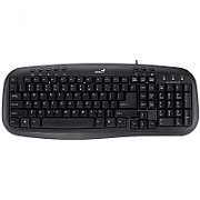 Tastatura Genius Slimstar M200, cu fir, US layout, neagra