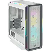 5000T RGB Tempered Glass Mid-Tower ATX PC Case - Alb