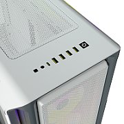 5000T RGB Tempered Glass Mid-Tower ATX PC Case - Alb