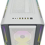 5000T RGB Tempered Glass Mid-Tower ATX PC Case - Alb