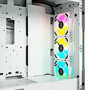 5000T RGB Tempered Glass Mid-Tower ATX PC Case - Alb