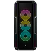 5000T RGB Tempered Glass Mid-Tower ATX PC Case - Negru