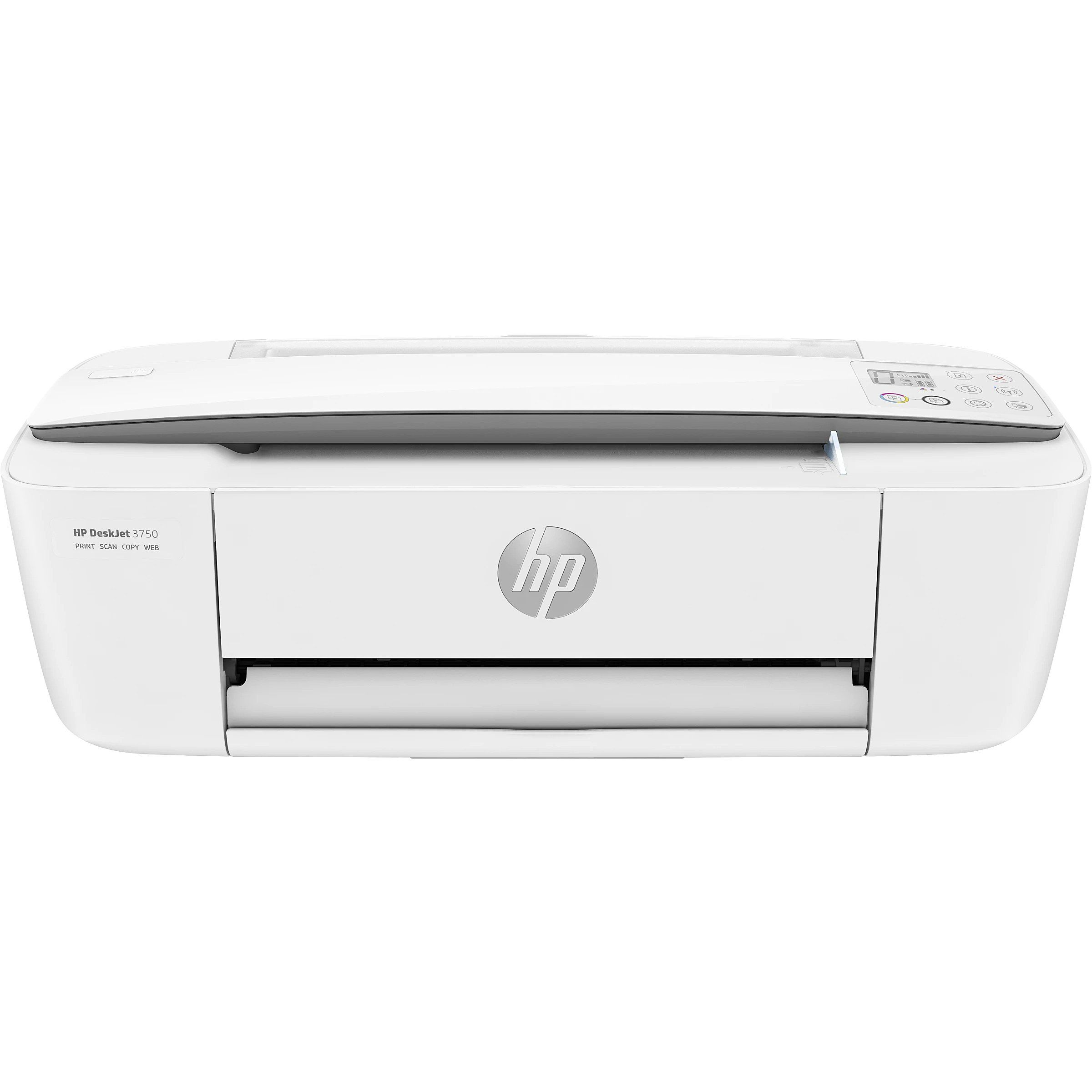 Imprimanta inkjet color HP DeskJet 3750, A4, ADF, USB 2.0, Wi-Fi, 8 ppm negru, 5 ppm color