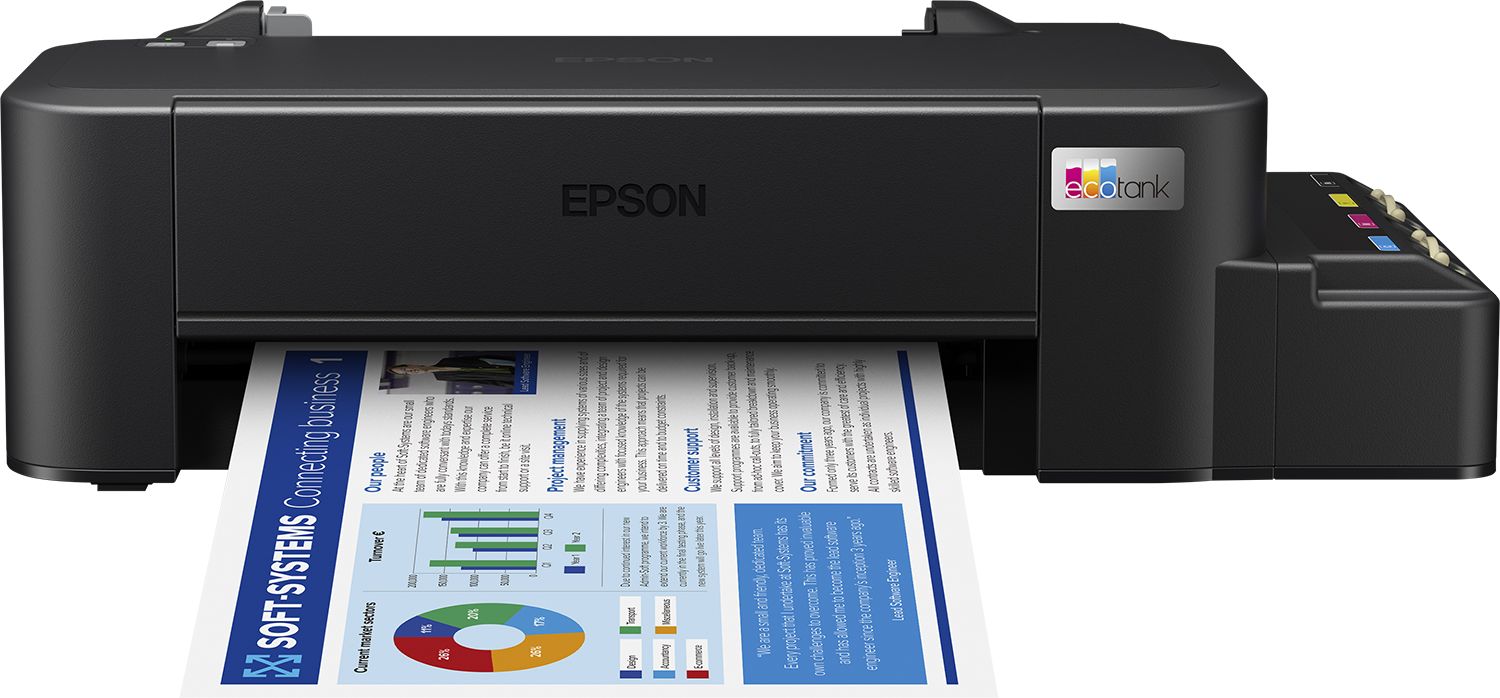 Imprimanta inkjet color Epson L121, A4, USB 2.0, 9 ppm negru, 4.8 ppm color