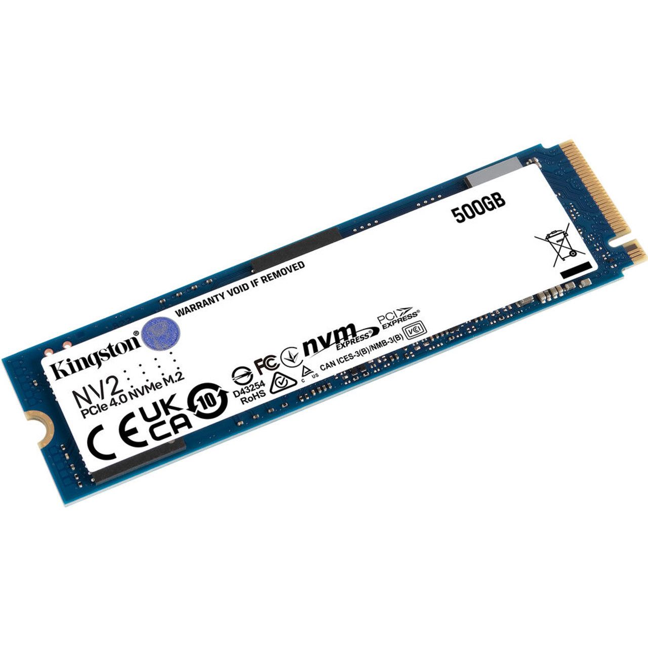 Kingston SSD Kingston, SNVS, M2-2280, 500GB, PCI Express 3.0 x4 NVMe