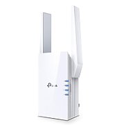 TP-LINK TP-link AX3000 Wi-Fi Mesh Range Extender, RE705X, 1 Port Ethernet Gigabit, 2 Antene externe, Standarde Wireless IEEE 802.11a/n/ac/ax 5GHz, IEEE 802.11b/g/n/ax 2.4GHz, frecventa 2.4, 5 Ghz, 574 Mbps at 2.4GHz, 2402 Mbps at 5GHz.