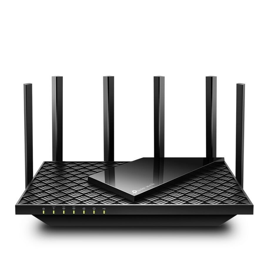 TP-LINK TP-LINK AXE5400 Tri-Band Gigabit WI-FI6 Router, Archer AXE75, Standarde wireless: IEEE 802.11ax 6 GHz,  IEEE 802.11ax/ac/n/a 5 GHz, IEEE 802.11ax/n/b/g 2.4 GHz, 6 x antene fixe, Procesor: 1.7 Ghz Quad core, Interfata: 1 x Gigabit WAN, 4 x Gigabit LAN, 1 x USB 3.0.