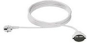 Power cord/extension cord 3x1,5mm² 5m Connection 1 Plug with protective contact, right-angled, Connection 2 Coupler with protective contact, Number of cores 3, Nominal cross section conductor 1,5mm², Length 5m, Material outer sheath Polyvinyl chloride (PVC), Temperature resistance 0 ... 70°C, Colour