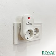 Dispozitiv de protectie supratensiune Bachmann 920.000, 1x Schuko, 16A/250V, 4.5KA, Alb