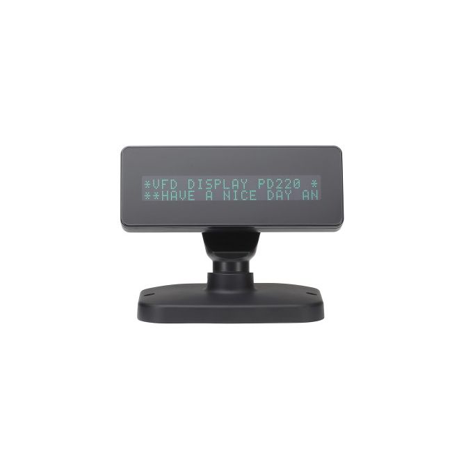 DISPLAY VFD CHAR HEIGH 9MM,  RS232, 1.5m RJ45 CABLE