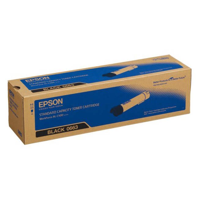 Cartus toner Epson S050663 ,Negru ,10 500 pagini ,Original (S050663) 