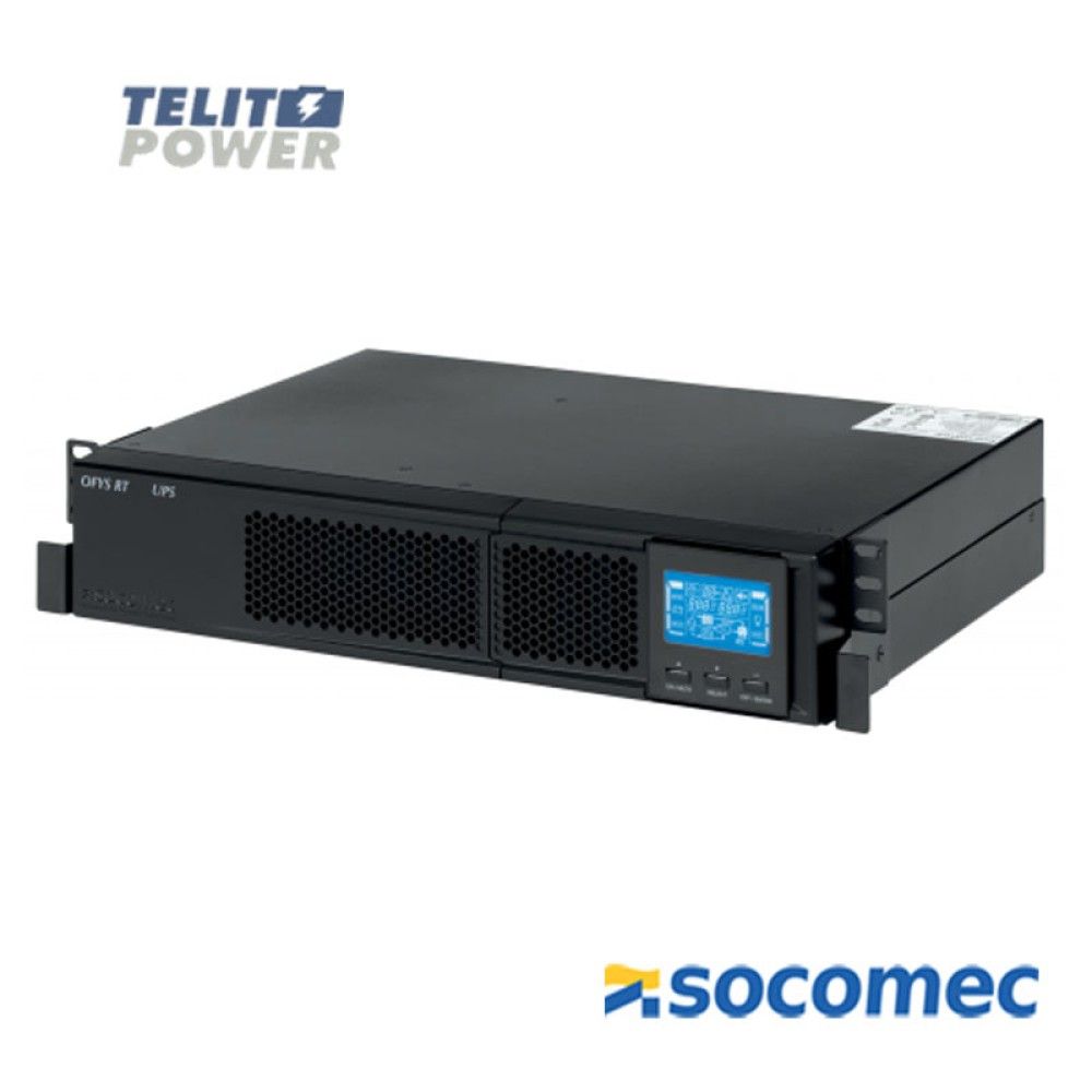 OFYS RT UPS Socomec 2000VA / 1800W, Rack 2U /Tower, tehnologie online, unda sinusoidala