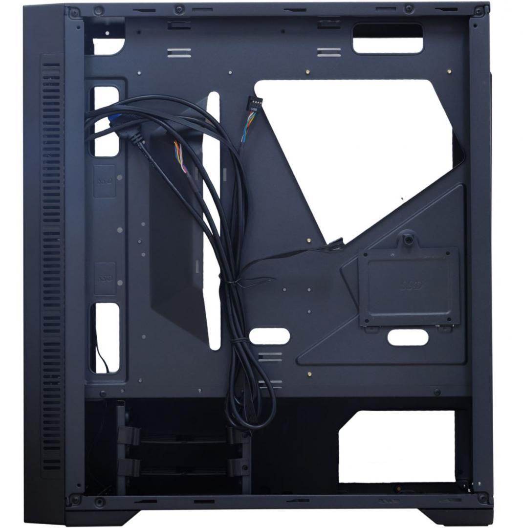 CARCASA SPACER - office, Middle Tower, ATX, sursa 300W, USB 2.0 x 2, USB 3.0 x 1, PSU shroud, black  SPCS-OC-TOP-300W 