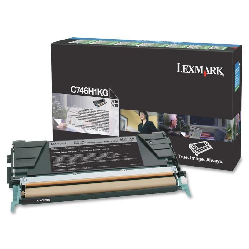 Cartus toner Lexmark C746H1KG ,Negru ,12 000 pagini ,Original (C746H1KG) 