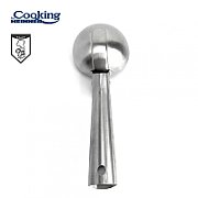 DIA PORTIONING CUP 8.5 CM Material: stainless steel 430 Size: 21.8*3*8.5 cm Dia 8.5 cm closed Weight: 80 g