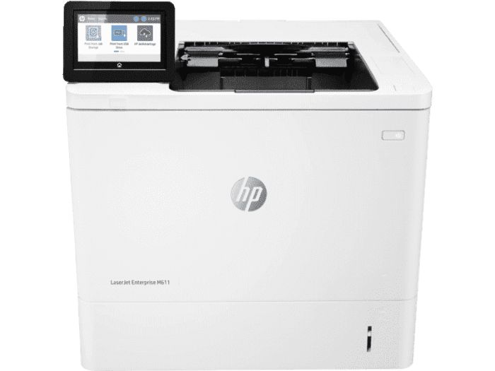 Imprimanta laser monocrom HP M611DN, A4, duplex, USB 2.0, Wi-Fi, 61 ppm