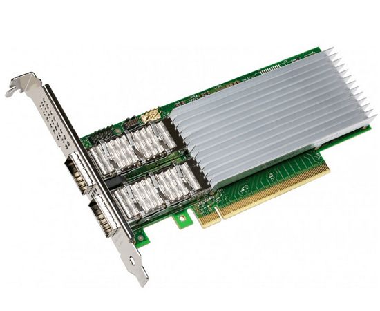 Intel Ethernet Network Adapter E810-CQDA2  100GbE dual ports QSFP28  PCIe 4.0x16  iWARP/RDMA  RoCEv2/RDMA (Low Profile and Full Height brackets included) bulk