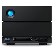 NAS Lacie, 2 Bay, 40TB, USB 3.0, 2-Bay RAID Array, 2 porturi dual Thunderbolt3 + USB 3.1, 7200rpm, buffer 64MB viteza maxima 420 MB/s, SRS rescue, argintiu