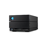 NAS Lacie, 2 Bay, 40TB, USB 3.0, 2-Bay RAID Array, 2 porturi dual Thunderbolt3 + USB 3.1, 7200rpm, buffer 64MB viteza maxima 420 MB/s, SRS rescue, argintiu