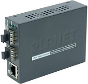 Planet 1-Port 10/100/1000Base-T - 2-Port Gigabit SFP Switch/Redundant Media Converter