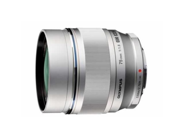 Obiectiv Olympus M.ZUIKO DIGITAL ED 75mm 1:1:8, silver