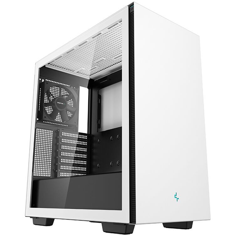 CARCASA DEEPCOOL, Middle Tower, ATX,  CH510 WH , fara sursa, sticla securizata, 1 x 120mm fan, USB 3.0 x 2, Jack 3.5mm x 1,  white,  R-CH510-WHNNE1-G-1 