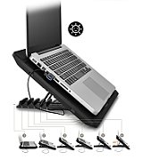 STAND DEEPCOOL notebook 15.6 , sita metal, 2 x fan 14cm, 1* USB 3.0, 6 unghiuri de ajustare, design anti-alunecare, black,.  U PAL   DP-N214A5-UPAL (include TV 0.8lei)