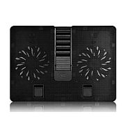 STAND DEEPCOOL notebook 15.6 , sita metal, 2 x fan 14cm, 1* USB 3.0, 6 unghiuri de ajustare, design anti-alunecare, black,.  U PAL   DP-N214A5-UPAL (include TV 0.8lei)