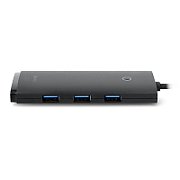 HUB extern Baseus Lite, porturi USB: USB 3.0 x 4, conectare prin USB 3.0, lungime 2m, negru,  WKQX030201  (include TV 0.8lei) - 6932172606220