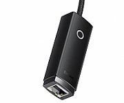 ADAPTOR RETEA Baseus Lite, USB Type-C to RJ-45 10/100 Mbps Adapter, LED, negru  WKQX000201  (include TV 0.18lei) - 6932172606084