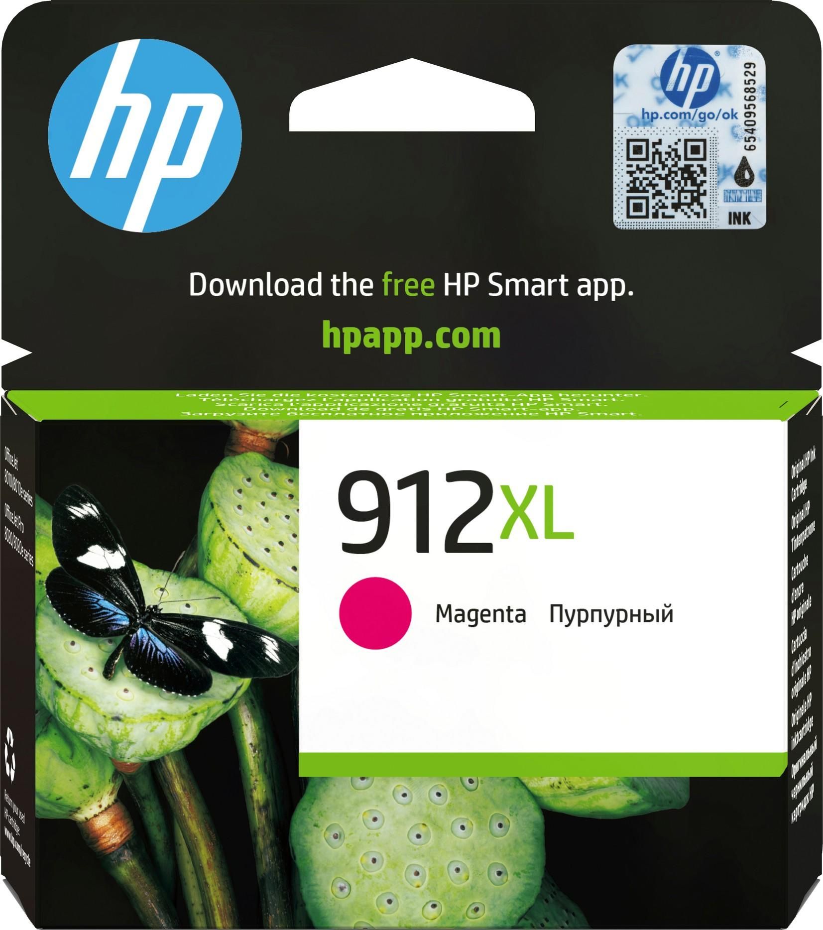 Cartus cerneala HP 3YL82AE#BGY ,Magenta ,825 pagini ,Original (912XL) 