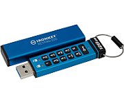 USB Flash Drive Kingston 128GB IronKey Keypad 200, USB 3.2 Gen1, FIPS 140-3 Lvl 3 (Pending) AES-256 Encrypted