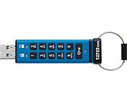 USB Flash Drive Kingston 128GB IronKey Keypad 200, USB 3.2 Gen1, FIPS 140-3 Lvl 3 (Pending) AES-256 Encrypted