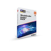 Licenta retail Bitdefender Family Pack - protectie anti-malwarecompleta pentru toata familia, disponibila pentru Windows, macOS, iOS si Android, valabila pentru 2 ani, 15 dispozitive, new.