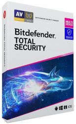 Licenta retail Bitdefender Total Security+Premium VPN - protectie completa,valabila pentru 1 an, 10 dispozitive, new