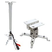 Suport videoproiector tavan GATV2, reglabil 63-100 cm, max. 15 kg, alb