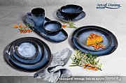 SET 4 FARFURI INTINSE CERAMICA 28 CM, SERENITY, ART OF DINING BY HEINNER
