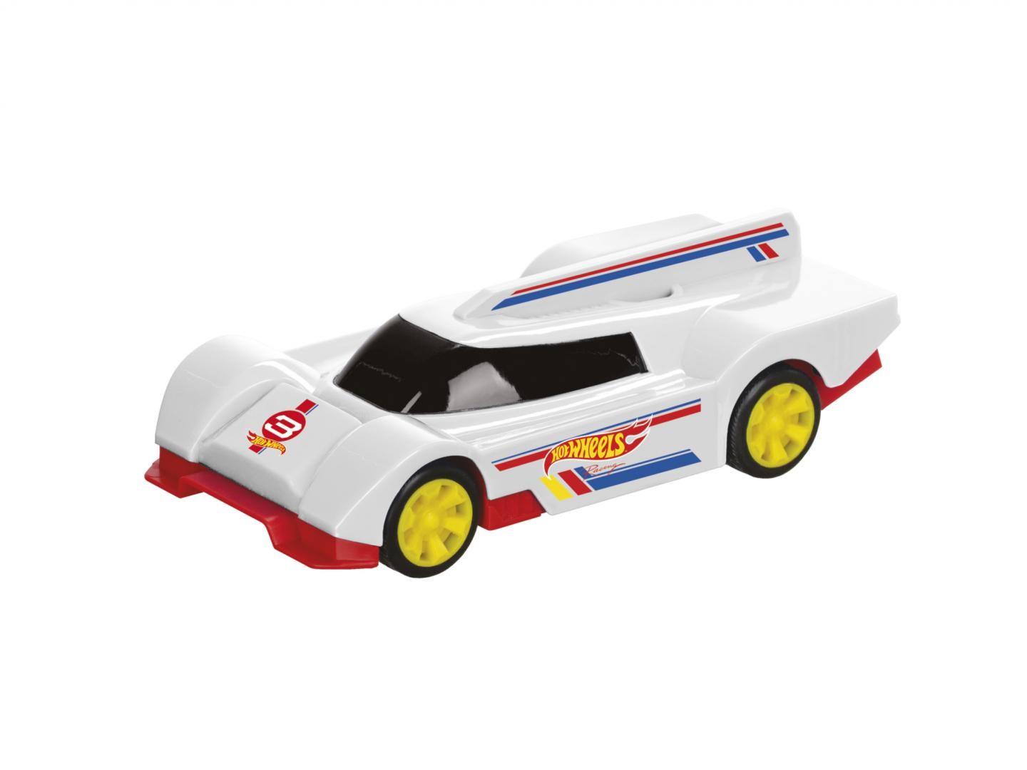  MASINUTA HW. PULLBACK  - FLASH RUNNER
Diverse modele
• Construcție durabilă- mașinile Hot Wheels sunt solide și rezistente la impact.
• Dimensiune compactă – dimensiunile fiecărei mașini sunt de 12 x 6.5 x 5.4 cm, făcându-le ușor de transportat, le poti lua  cu tine la plimbare și te poti juca cu