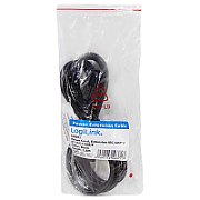 CABLU alimentare LOGILINK 1.8m, intrare C14, iesire C13, 10A, testat VDE, black,  CP091  (include TV 0.06 lei)