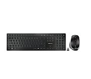 Cherry Desktop DW 9500 SLIM [DE] WL AES black/grey BT Lithium Akku - wochenlange Nutzung ohne Aufladung