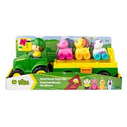 Tractoras cu remorca,animalute si sunete