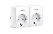 PRIZA inteligenta TP-LINK, Schuko x 1, cu monitorizarea energiei, conectare prin Schuko (T), 10 A, programare prin smartphone, Bluetooth, WiFi, alb  Tapo P110(2-pack)  (include TV 0.18lei)