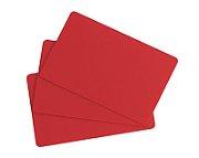 CARD RED PVC 30MIL