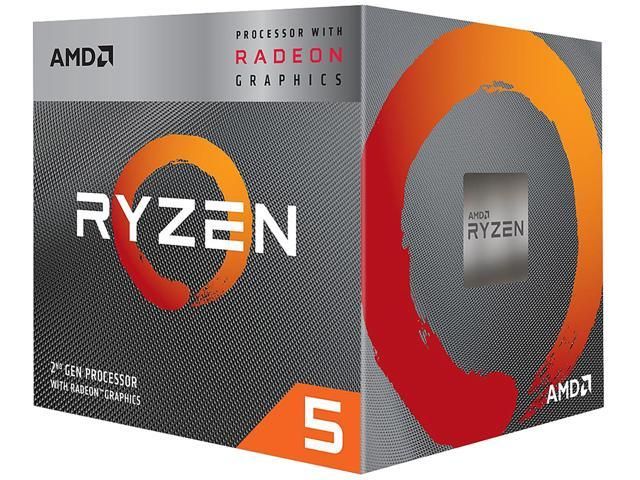 Procesor AMD Ryzen 5 3400G, 4C / 8T, 3.70 - 4.20 GHz, 6 MB cache, 65 W, Box