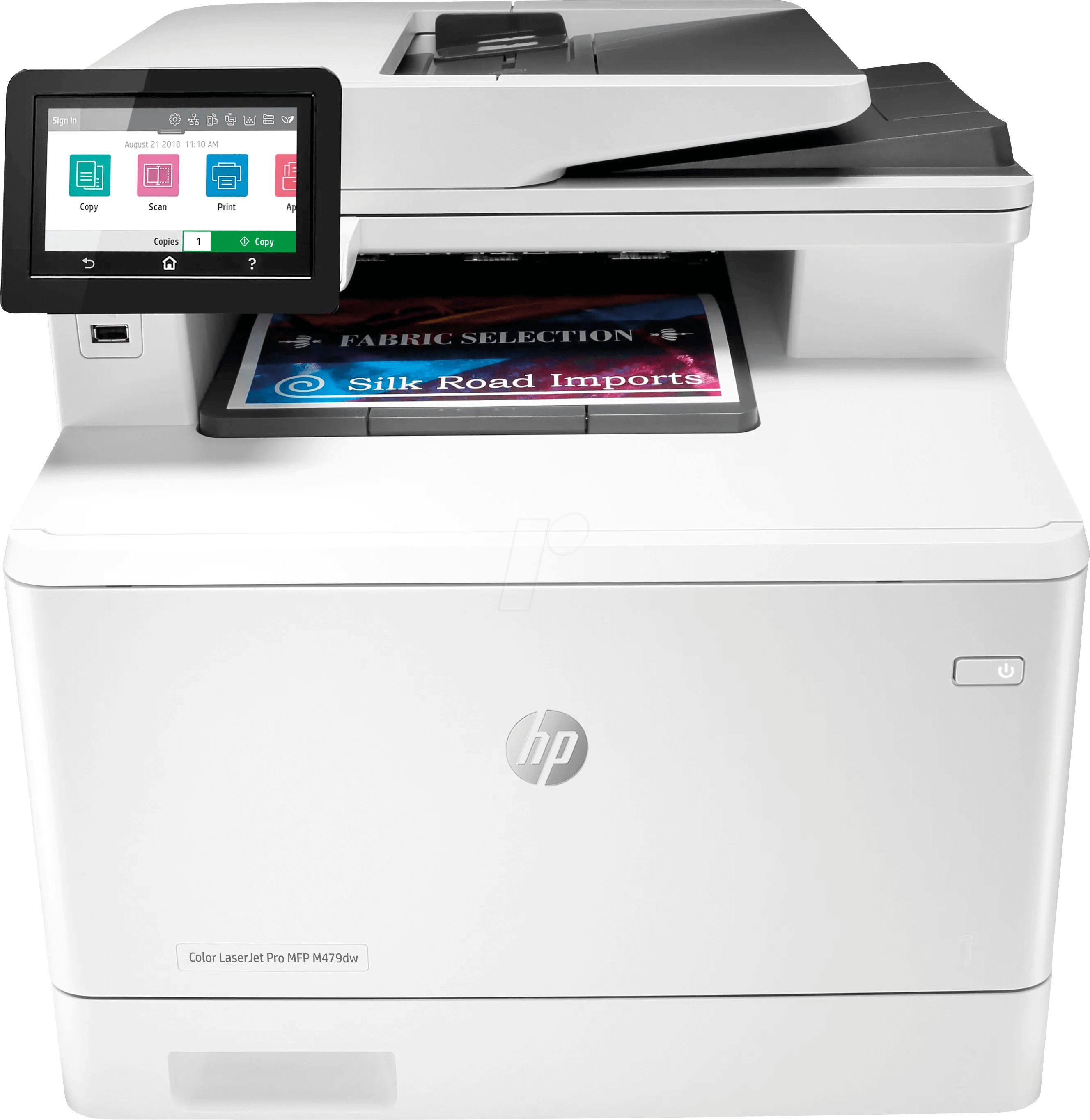 Imprimanta multifunctionala laser color HP M479dw, A4, duplex, ADF, USB 2.0, Wi-Fi, 27 ppm negru, 27 ppm color