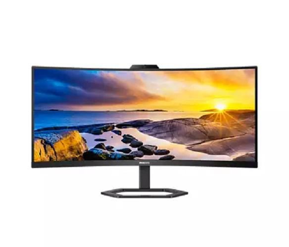 Monitor 34 inch WLED Philips 34E1C5600HE 3440 x 1440 pixeli, 100 Hz, 4 ms, Negru